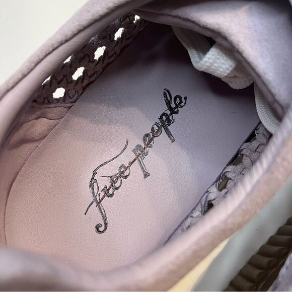 Free People Wimberly Woven Sneakers in Lavender Sz 9.5 NEW in Box - Picture 9 of 14